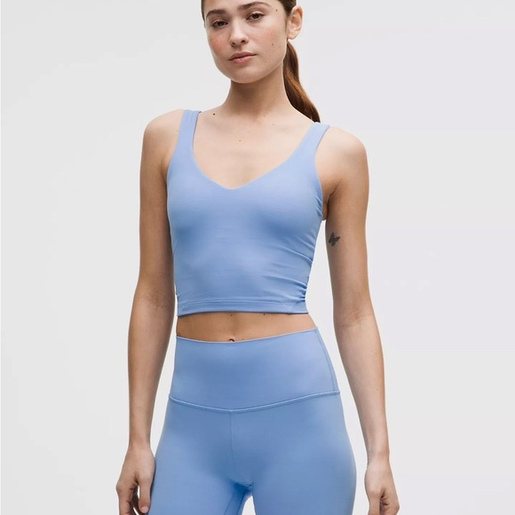 lululemon athletica Tops - lululemon athletica Light Blue Sports Bra